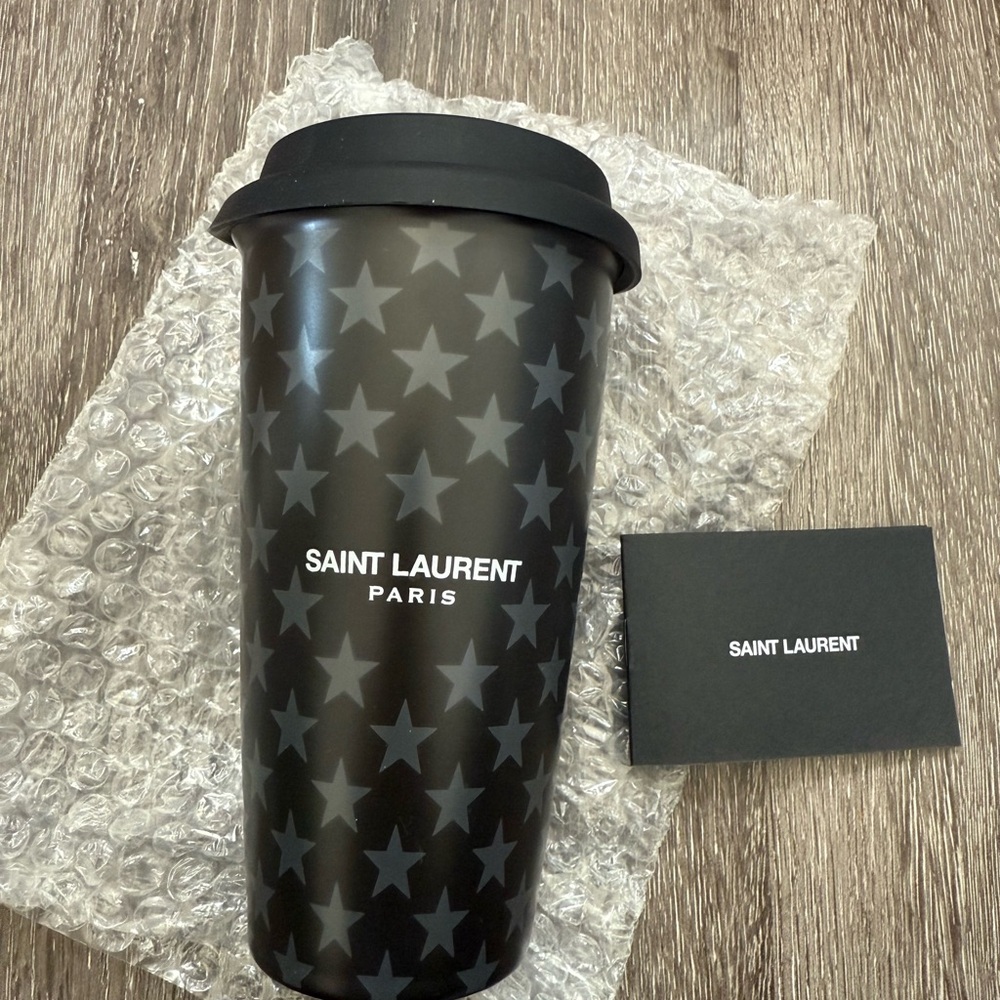 Authentic Saint Laurent Stars Ceramic Coffee Mug (Brand New)